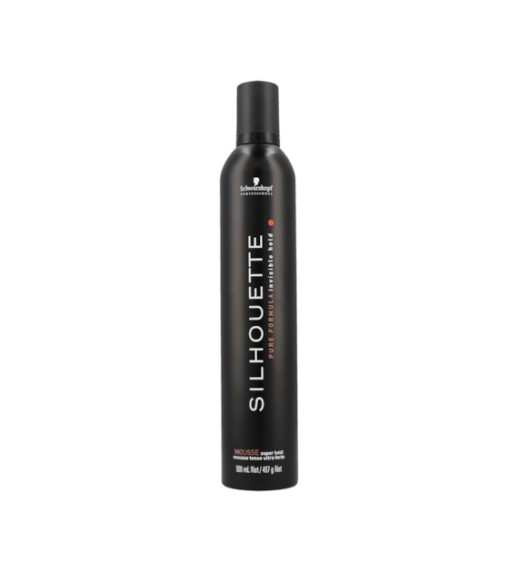 SILHOUETTE SUPER HOLD MOUSSE (BLACK) 500ML
