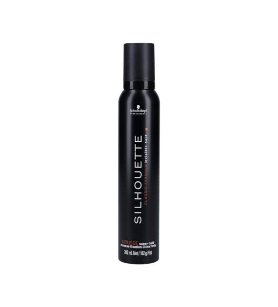 SILHOUETTE SUPER HOLD MOUSSE (BLACK) 200ML