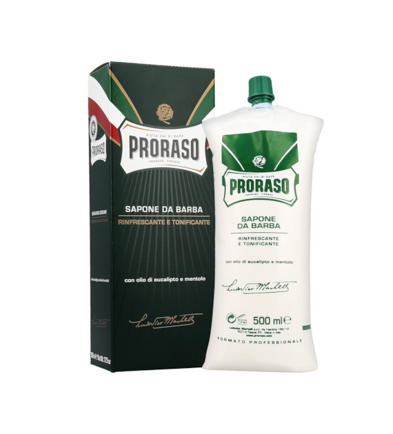 PRORASO GREEN LINE SHAVING CREAM 500ML