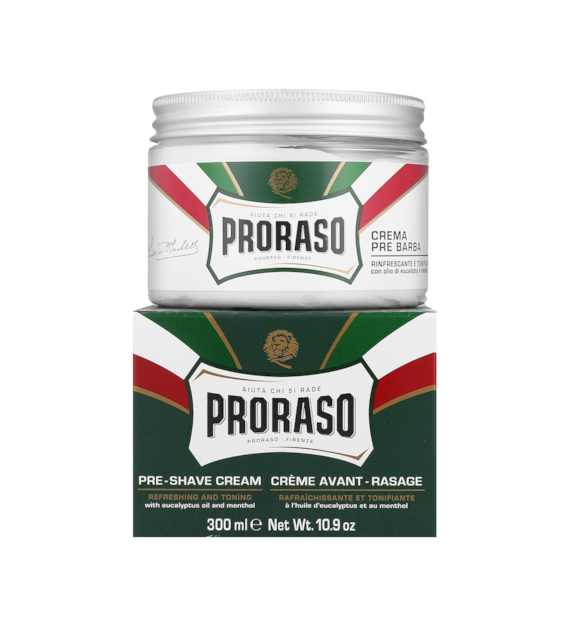 PRORASO GREEN LINE PRE-SHAVING CREAM 300ML