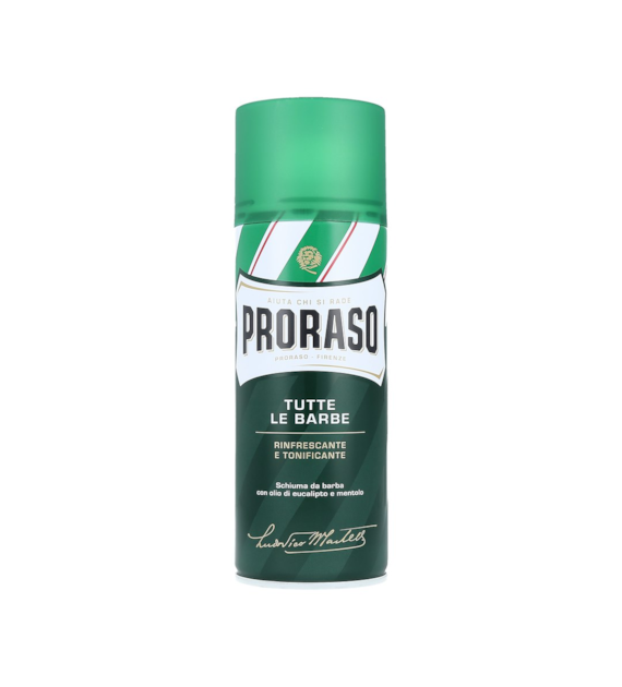 PRORASO GREEN LINE SHAVING FOAM 400ML