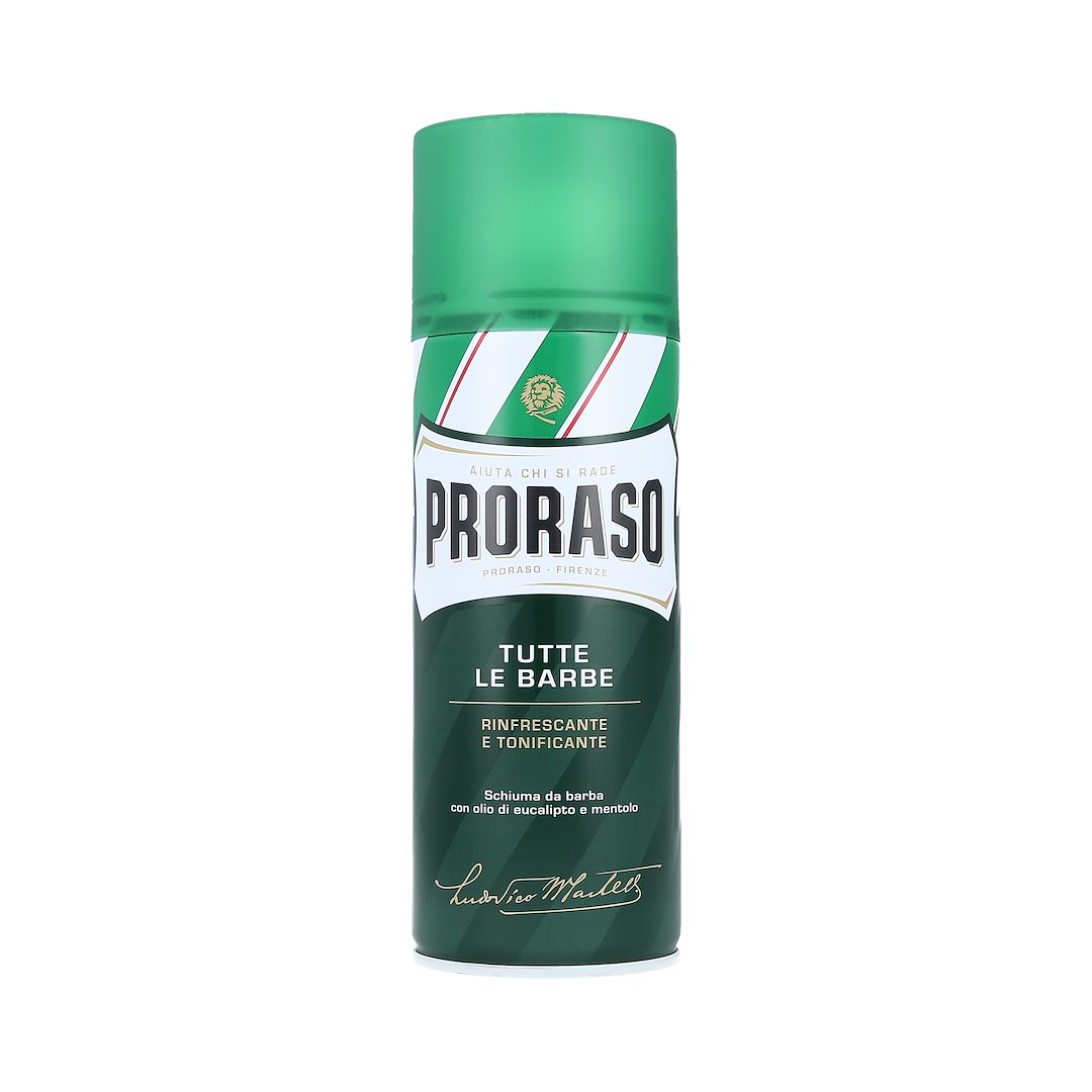 PRORASO GREEN LINE SHAVING FOAM 400ML