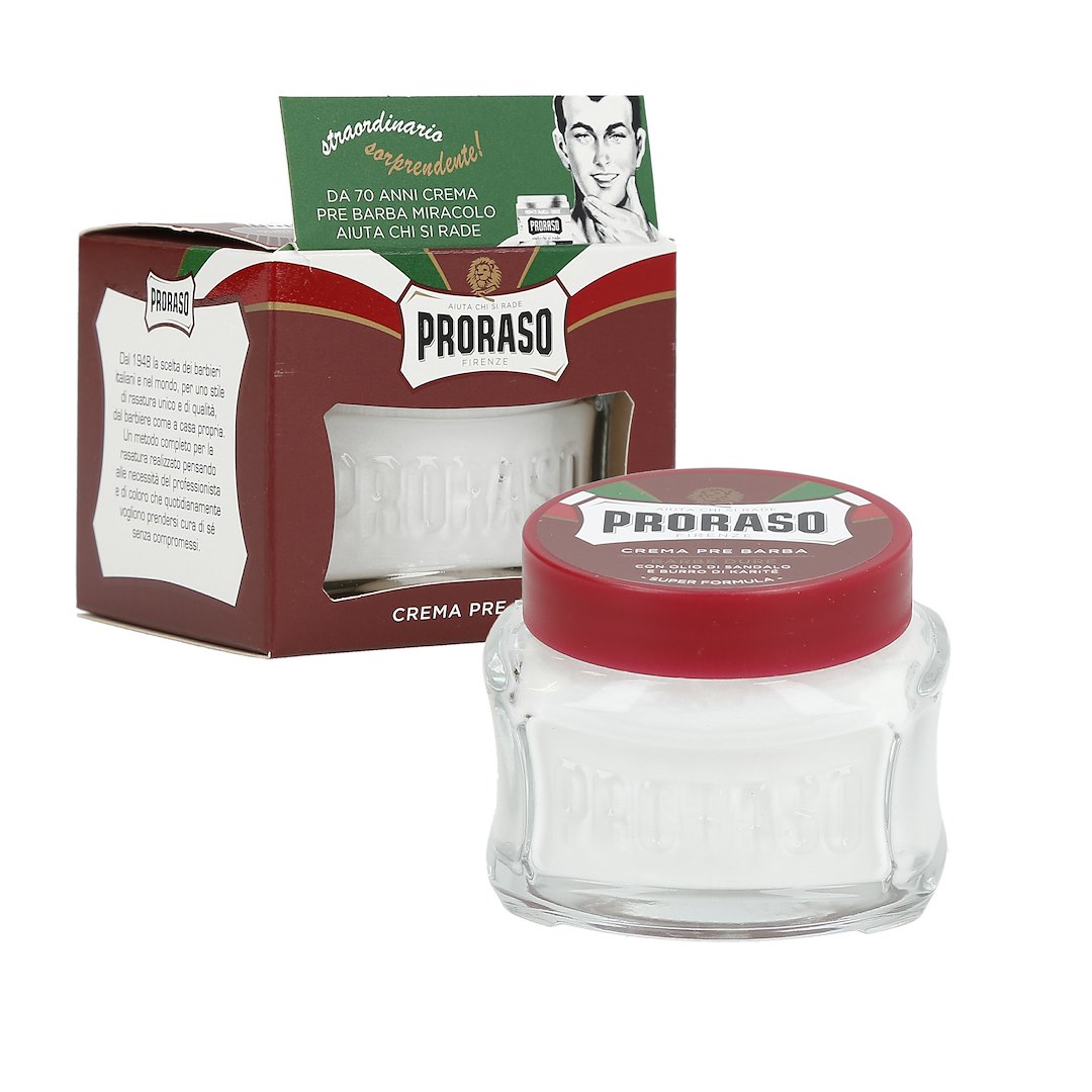 PRORASO RED LINE PRE-SHAVING CREAM 100ML