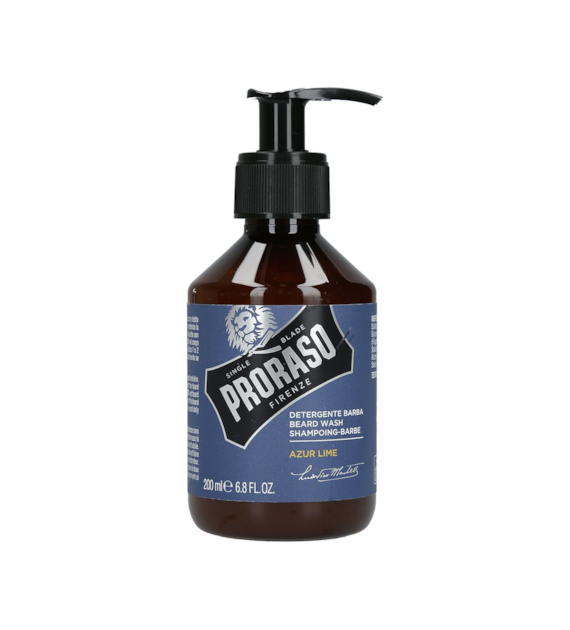 PRORASO AZUR LIME BEARD WASH SHAMPOO 200ML