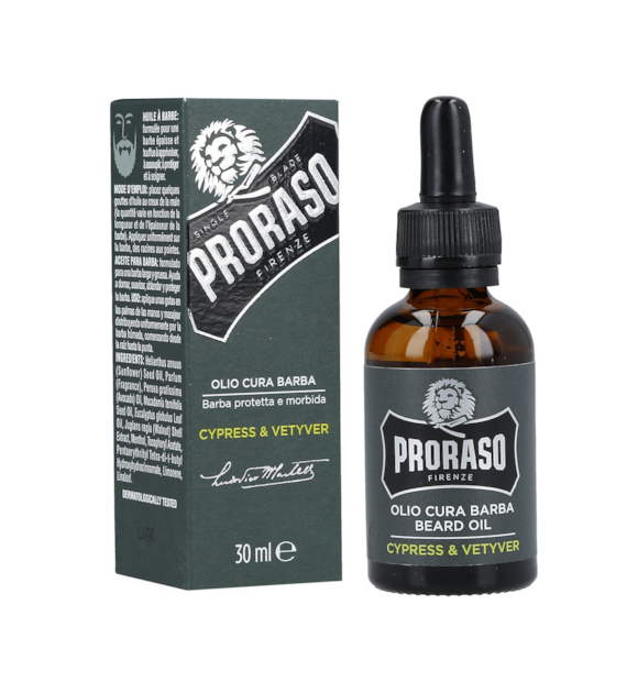 PRORASO CYPRES&VETYVER BEARD OIL 30ML