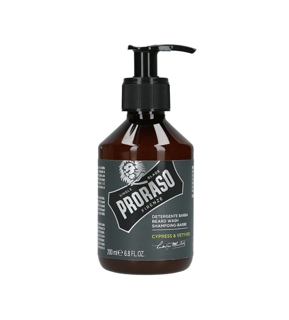 PRORASO CYPRES&VETYVER BEARD WASH SHAMPOO 200ML