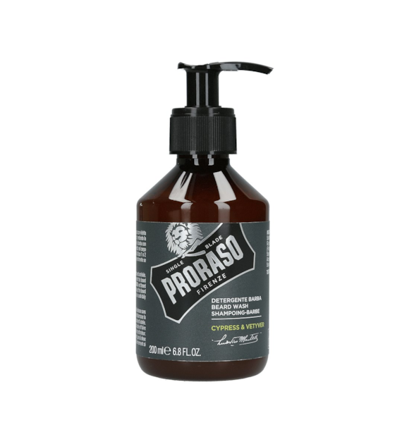 PRORASO CYPRES&VETYVER BEARD WASH SHAMPOO 200ML