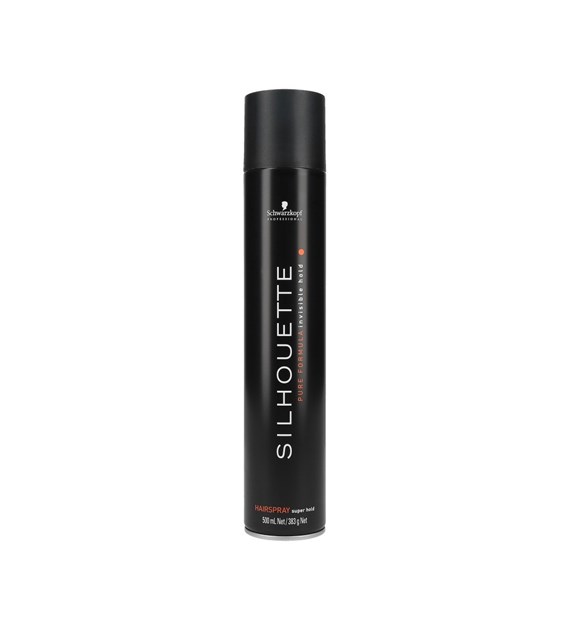 SILHOUETTE SUPER HOLD HAIRSPRAY (BLACK) 500ML