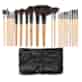 MIMO MAKEUP BRUSH WOODEN&BLACK 24PCS SET