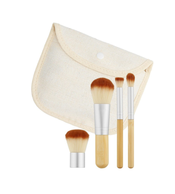 MIMO MAKEUP BRUSH BAMBOO 4PCS SET