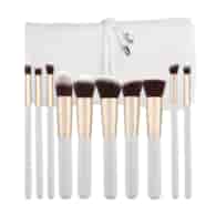 MIMO MAKEUP BRUSH KABUKI WHITE 10PCS SET