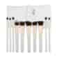 MIMO MAKEUP BRUSH KABUKI WHITE 10PCS SET