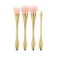 MIMO MAKEUP BRUSH GOLDEN 4PCS SET