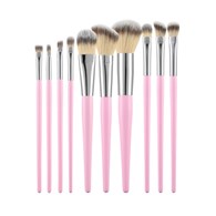 MIMO MAKEUP BRUSH PINK 10PCS SET