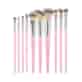 MIMO MAKEUP BRUSH PINK 10PCS SET