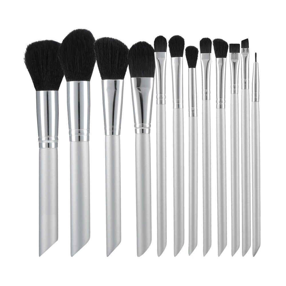 MIMO MAKEUP BRUSH GREY 12PCS SET