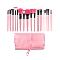 MIMO MAKEUP BRUSH PINK 24PCS SET