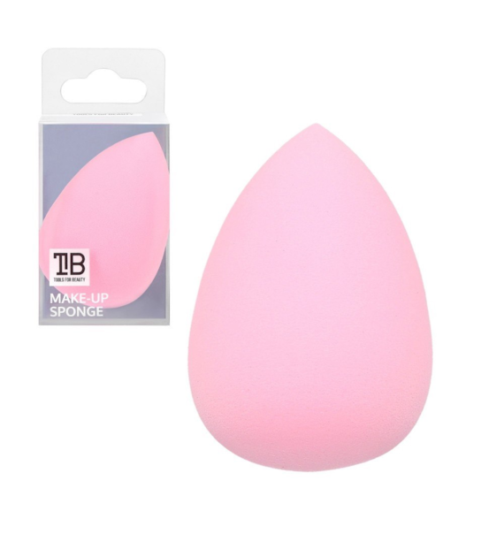 MIMO MAKEUP SPONGE WATER DROP LIGHT PINK 40X60MM