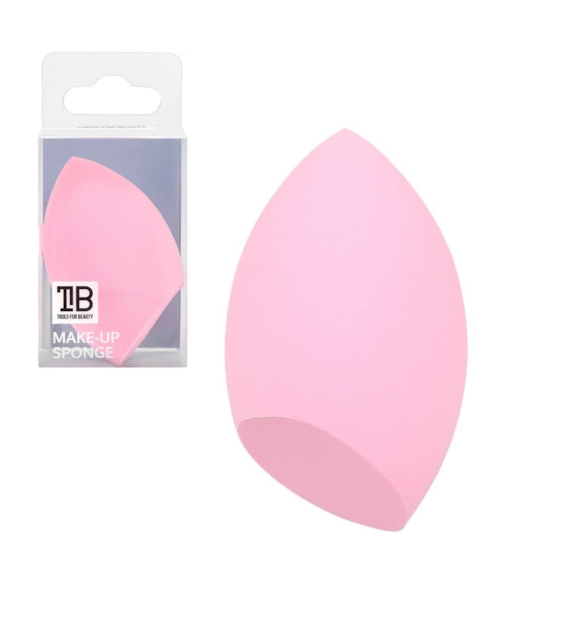 MIMO MAKEUP SPONG OLIVE OBLIQUE LIGHT PINK 38X65MM