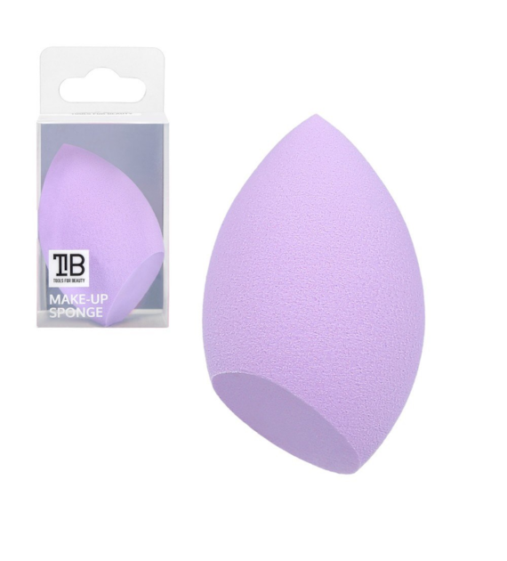 MIMO MAKEUP SPONGE OLIVE OBLIQUE PURPLE 38X65MM