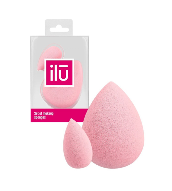 ILU MU SPONGES MINI AND LARGE 2PCS
