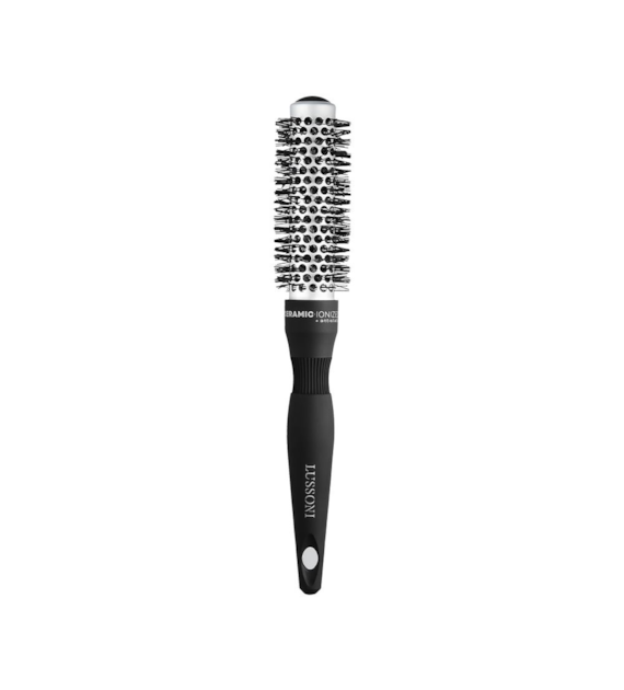 LUSSONI HR BRUSH C&S ROUND SILVER STYLING 25MM