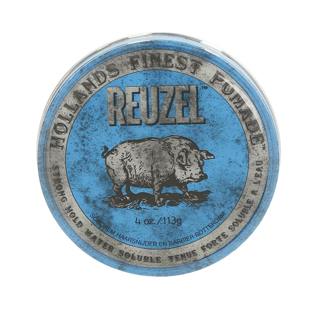 REUZEL BLUE STRONG HOLD HIGH SHEEN POMADE 113G