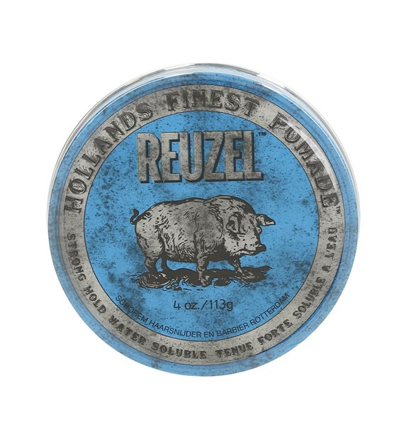 REUZEL BLUE STRONG HOLD HIGH SHEEN POMADE 113G