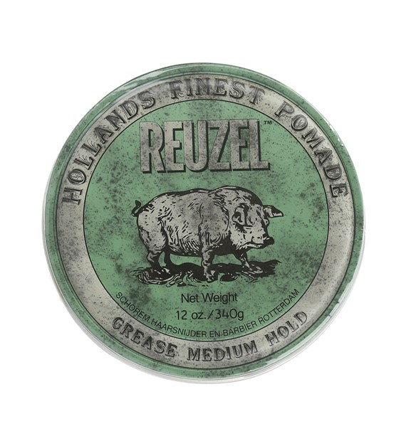 REUZEL GREEN GREASE MEDIUM HOLD POMADE 340G