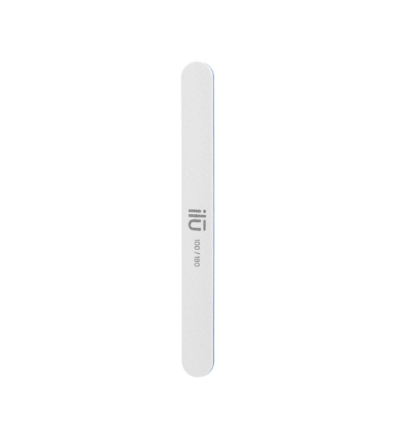 ILU NS NAIL FILE WHITE STRAIGHT GRID 100/180