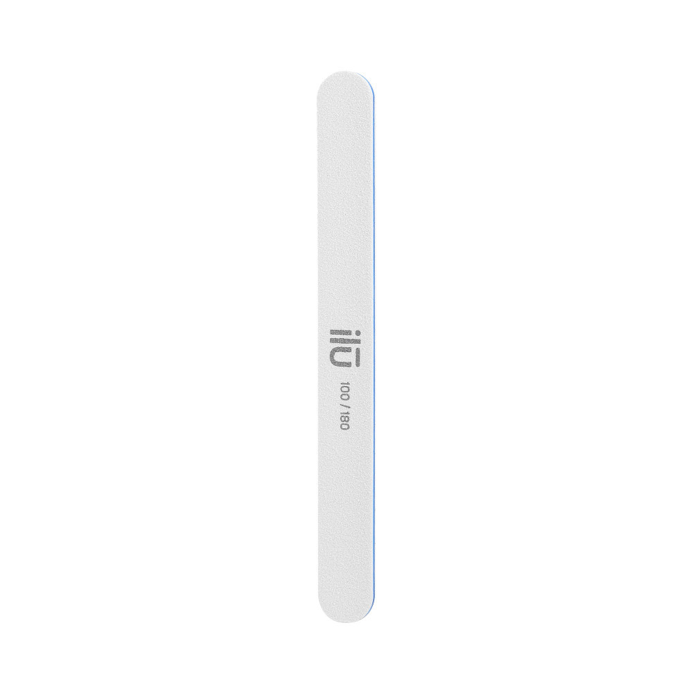 ILU NS NAIL FILE WHITE STRAIGHT GRID 100/180