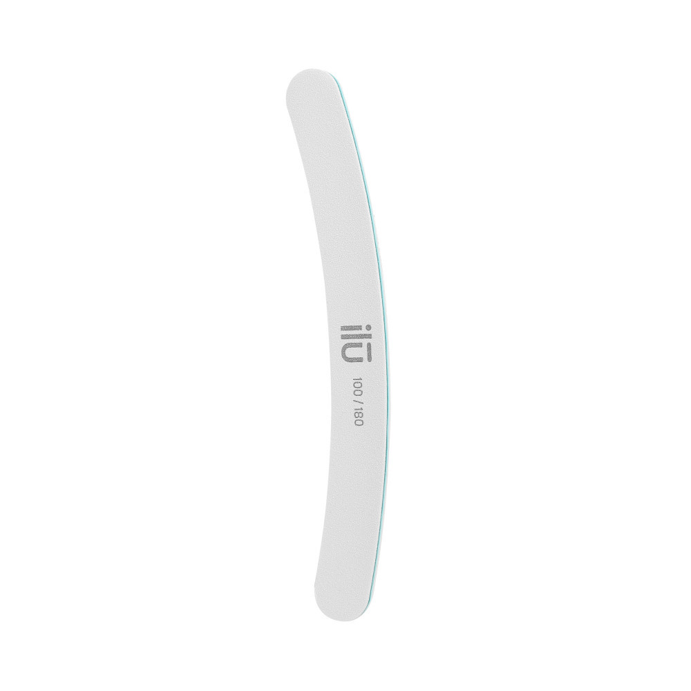 ILU NS NAIL FILE WHITE BANANA GRID 100/180