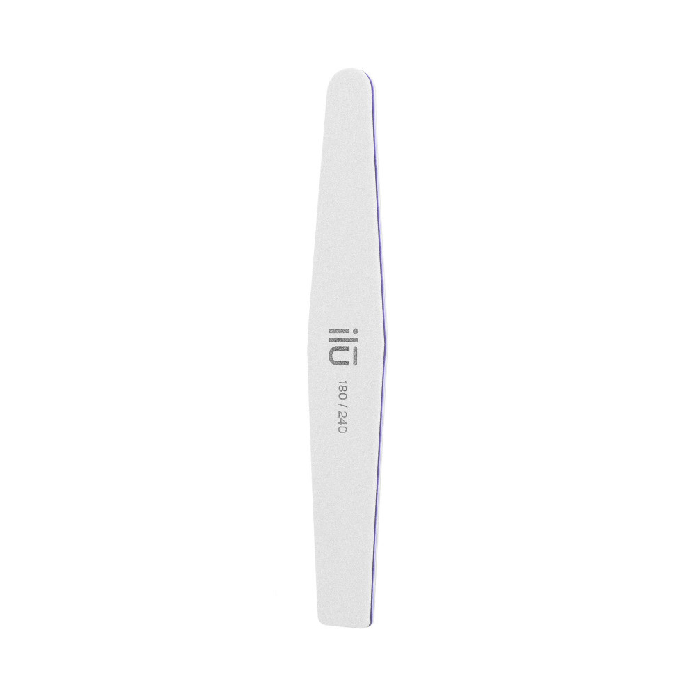 ILU NS NAIL FILE WHITE DIAMOND GRID 180/240