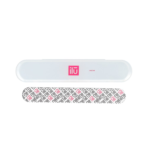 ILU NS NAIL FILE MEDIUM POCKED GRID 240/240