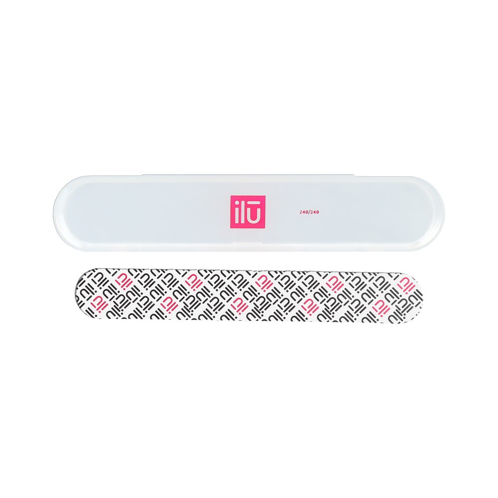 ILU NS NAIL FILE MEDIUM POCKED GRID 240/240