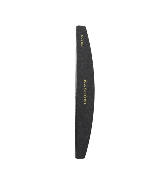 KASHOKI NS NAIL FILE BLACK BRIDGE GRID 100/180