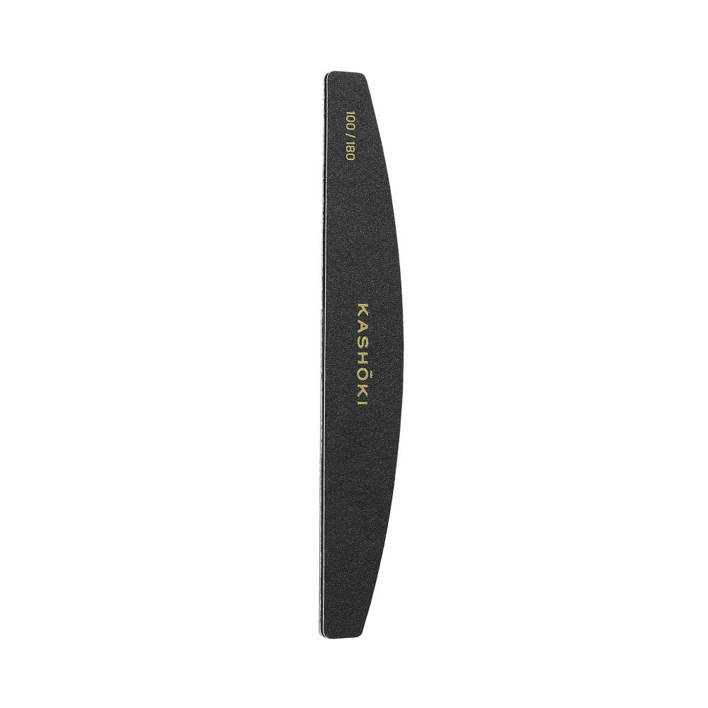 KASHOKI NS NAIL FILE BLACK BRIDGE GRID 100/180