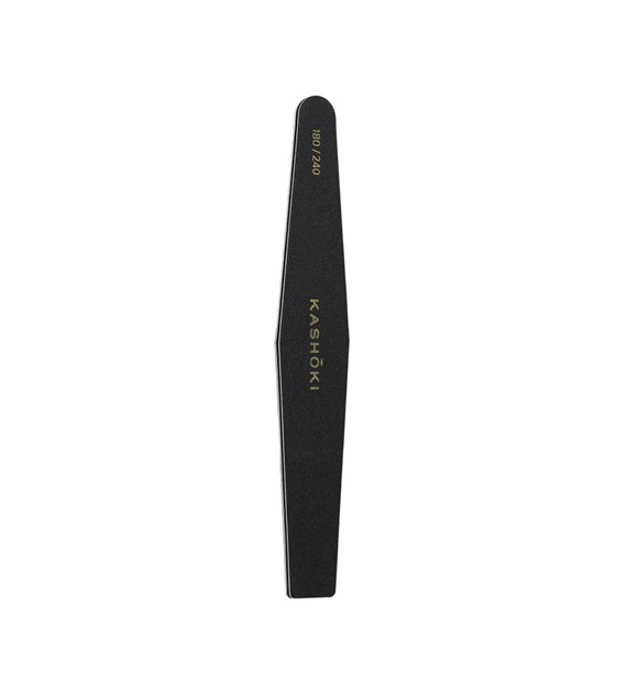 KASHOKI NS NAIL FILE BLACK DIAMOND GRID 180/240