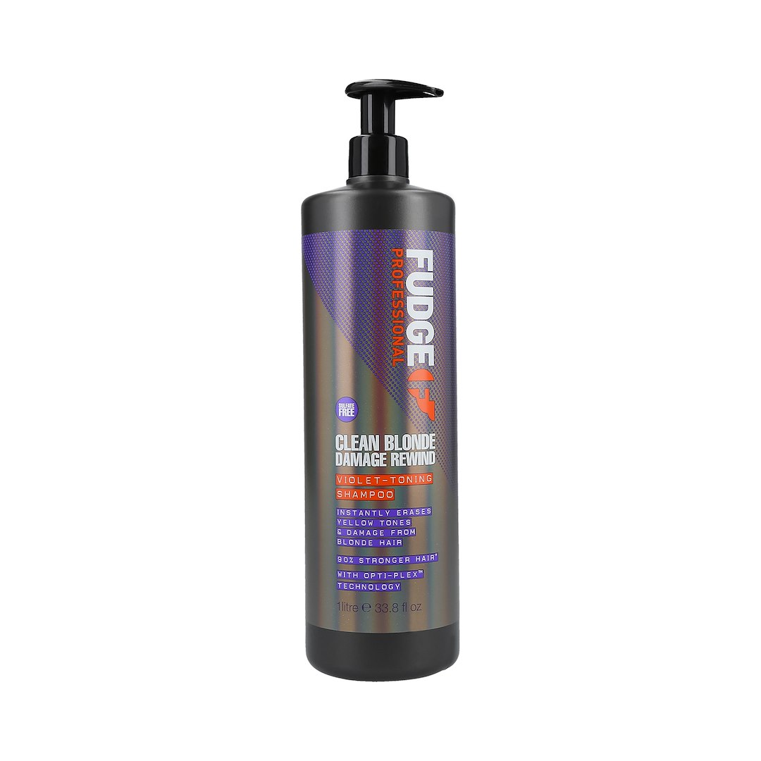 FUDGE CLEAN BLONDE DAM REW V-TONING SHAMPOO 1L