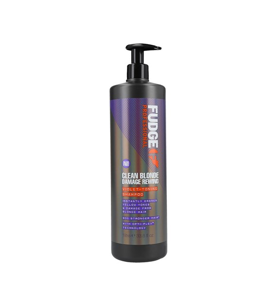 FUDGE CLEAN BLONDE DAM REW V-TONING SHAMPOO 1L