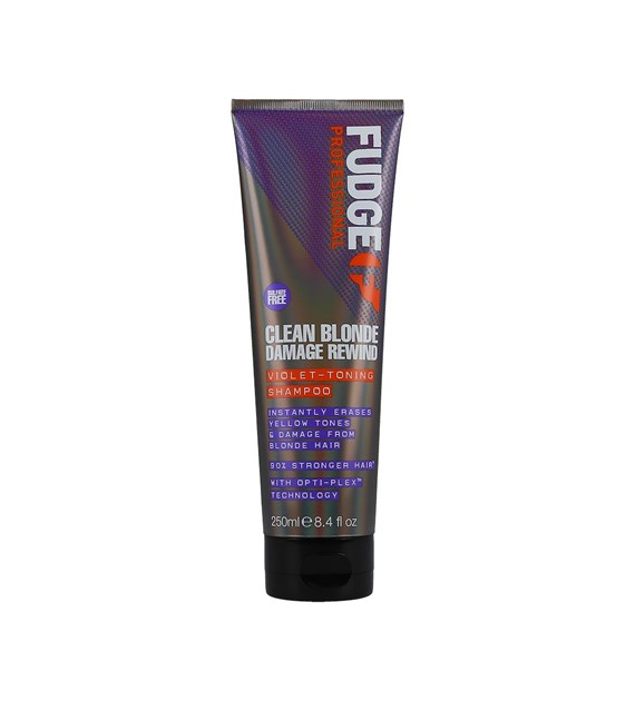 FUDGE CLEAN BLONDE DAM REW V-TONING SHAMPOO 250ML