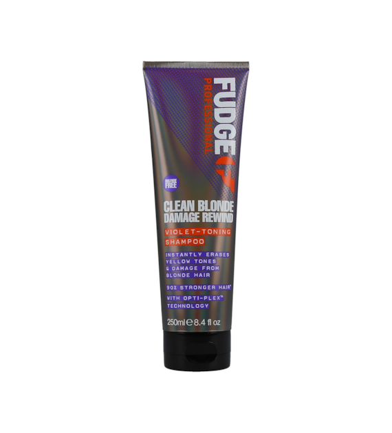 FUDGE CLEAN BLONDE DAM REW V-TONING SHAMPOO 250ML