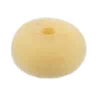 LUSSONI HR ACC HAIR BUN RING YELLOW 90MM