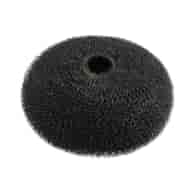 LUSSONI HR ACC HAIR BUN RING BLACK 90MM