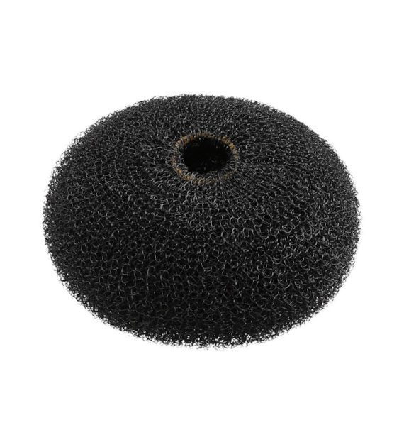 LUSSONI HR ACC HAIR BUN RING BLACK 90MM