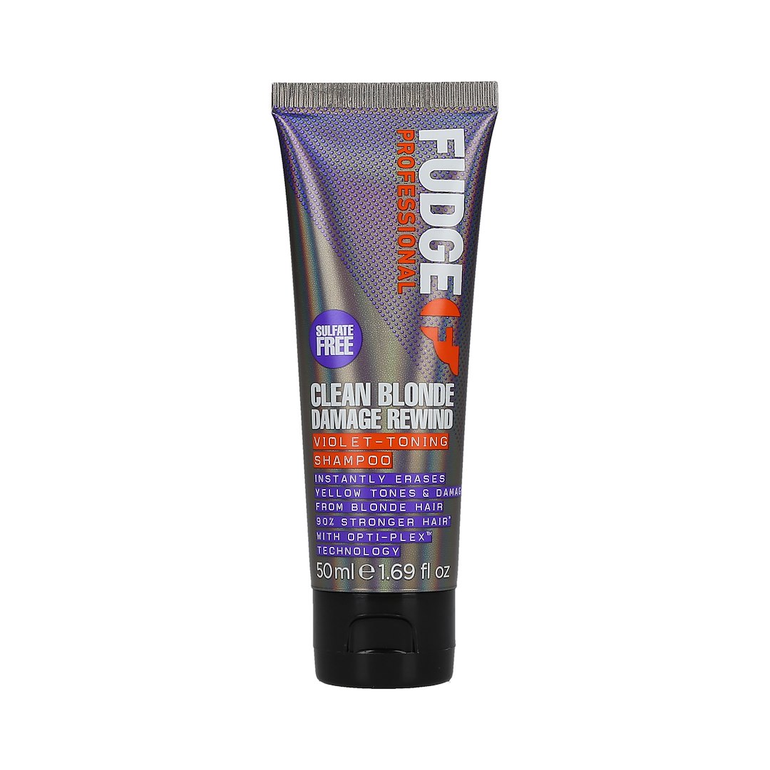 FUDGE CLEAN BLONDE DAM REW V-TONING SHAMPOO 50ML