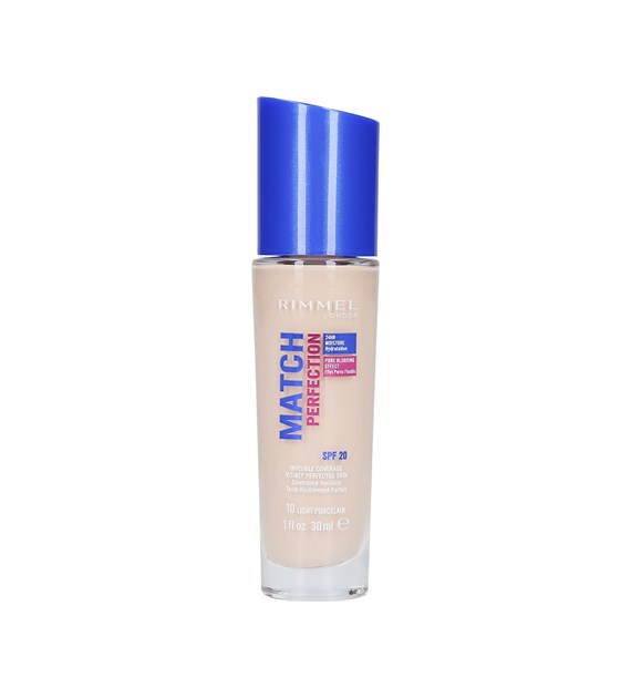 RIMMEL MATCH PERFECTION SPF20 010 PORCELAIN 30ML