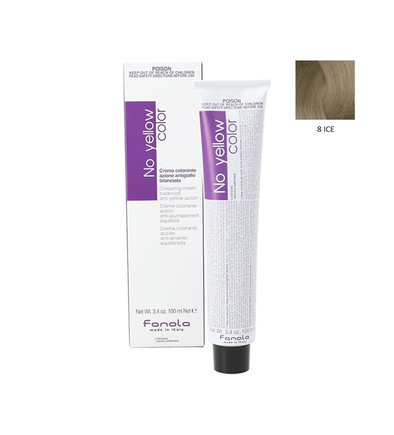 FANOLA NO YELLOW COLOR 8 ICE 100ML