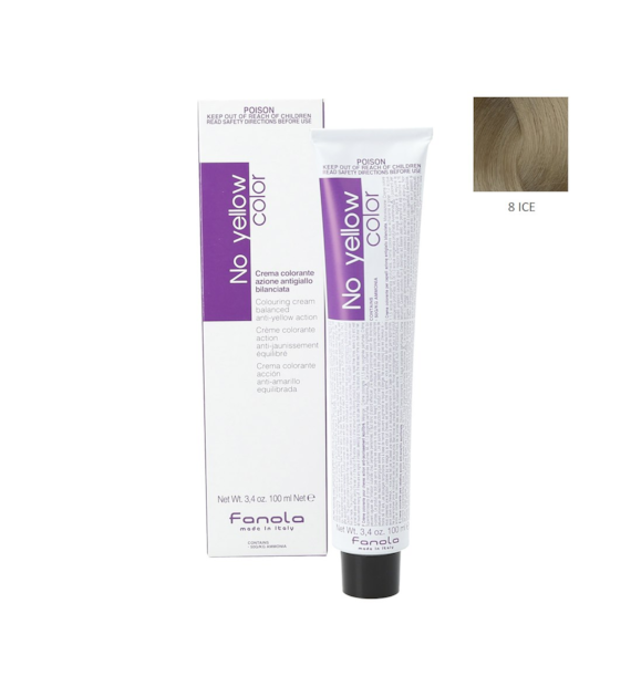 FANOLA NO YELLOW COLOR 8 ICE 100ML