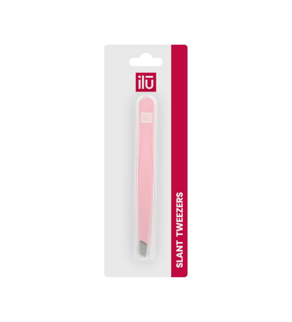 ILU MU ACC TWEEZERS SLANT, PINK